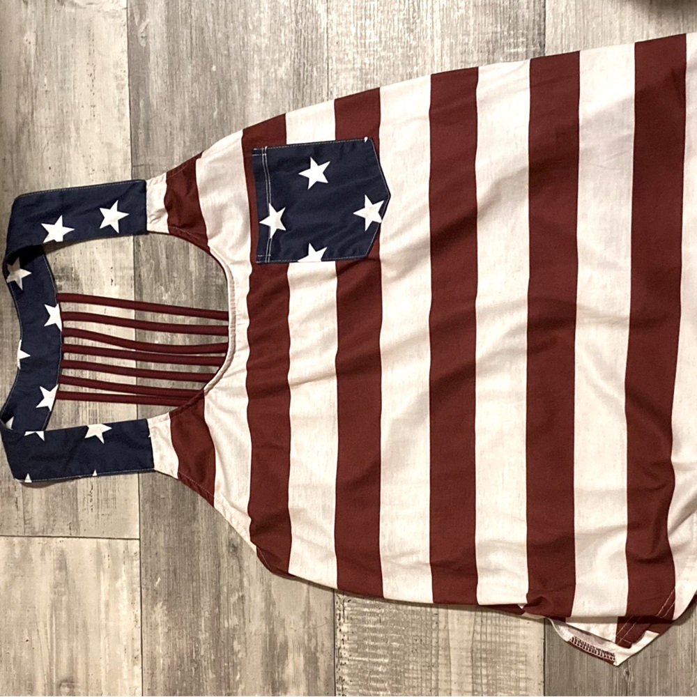 American Flag Tank Top